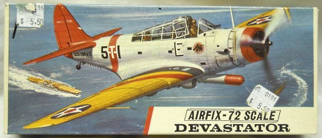 Airfix 1/72 Douglas TBD Devastator, 264 plastic model kit